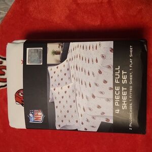 4 Piece Full size KC Chiefs Sheet Set